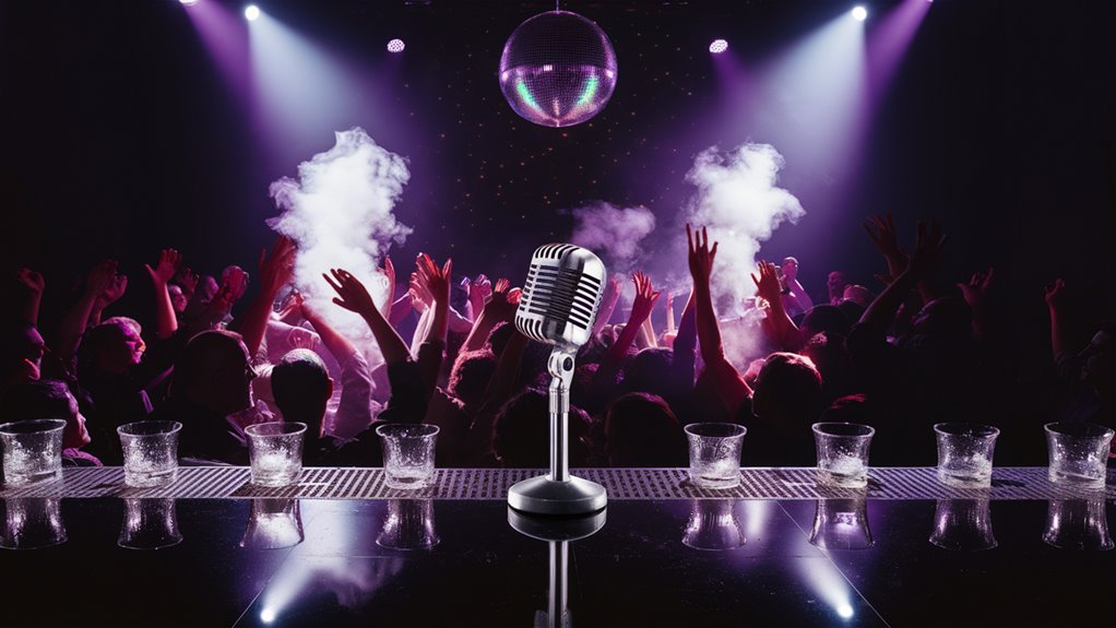 singing songs while dancing