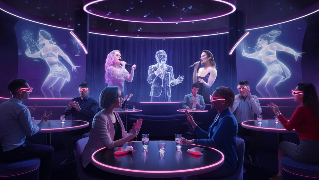 virtual live performance spaces