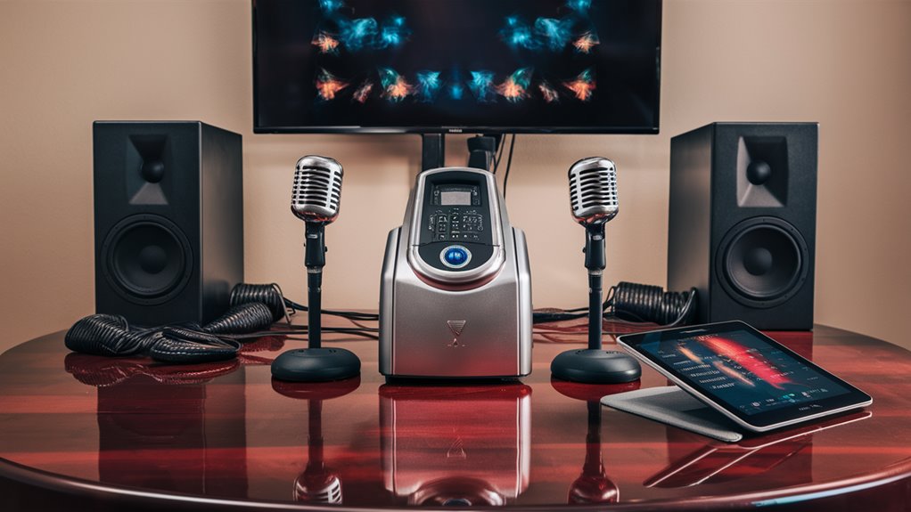 equipment for karaoke performance