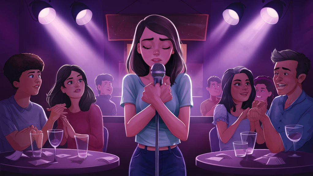 feel comfortable while singing