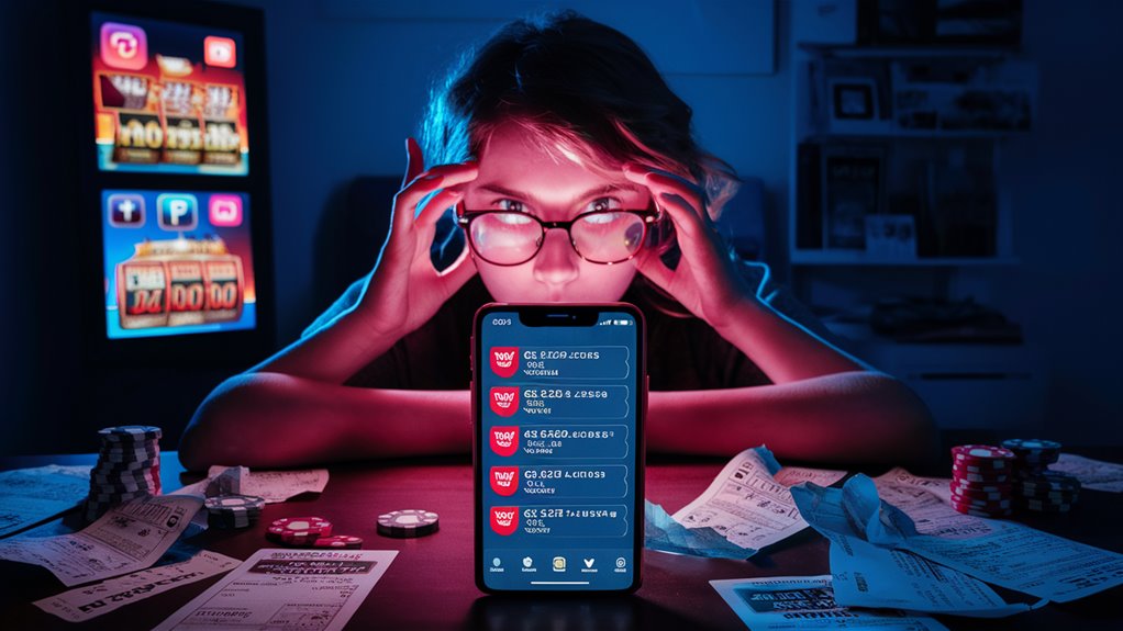 kids see gambling materials