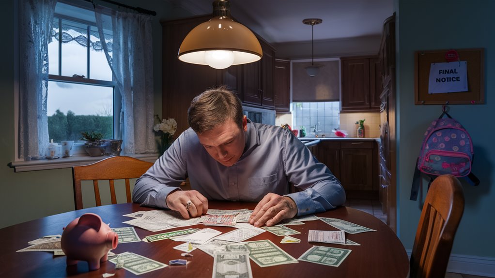 money troubles affect family