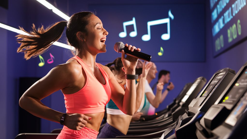 sing exercise have fun