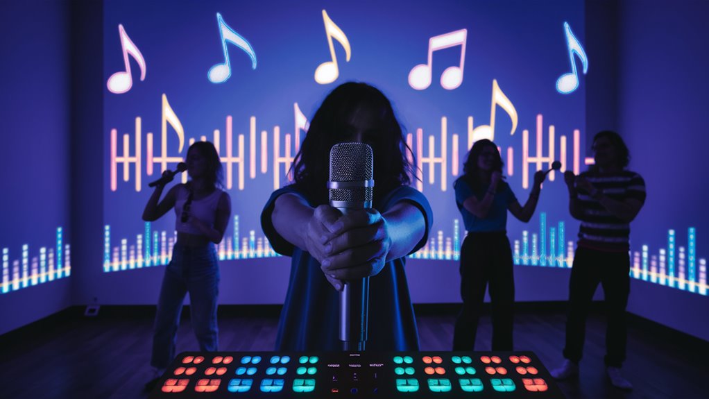 singing practice through entertainment