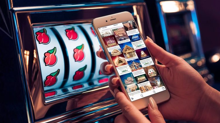 social media promotes casino gambling