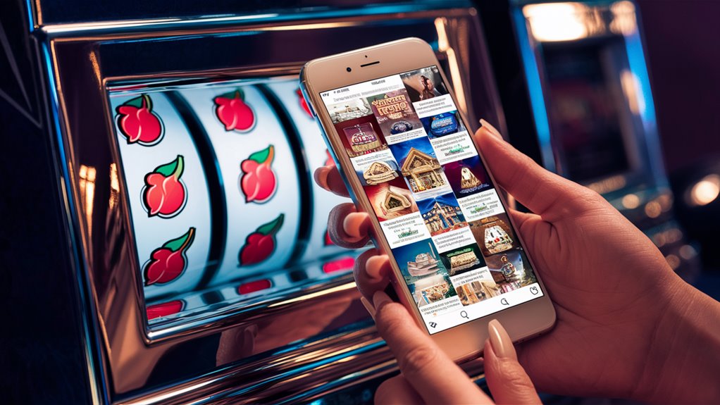 social media promotes casino gambling